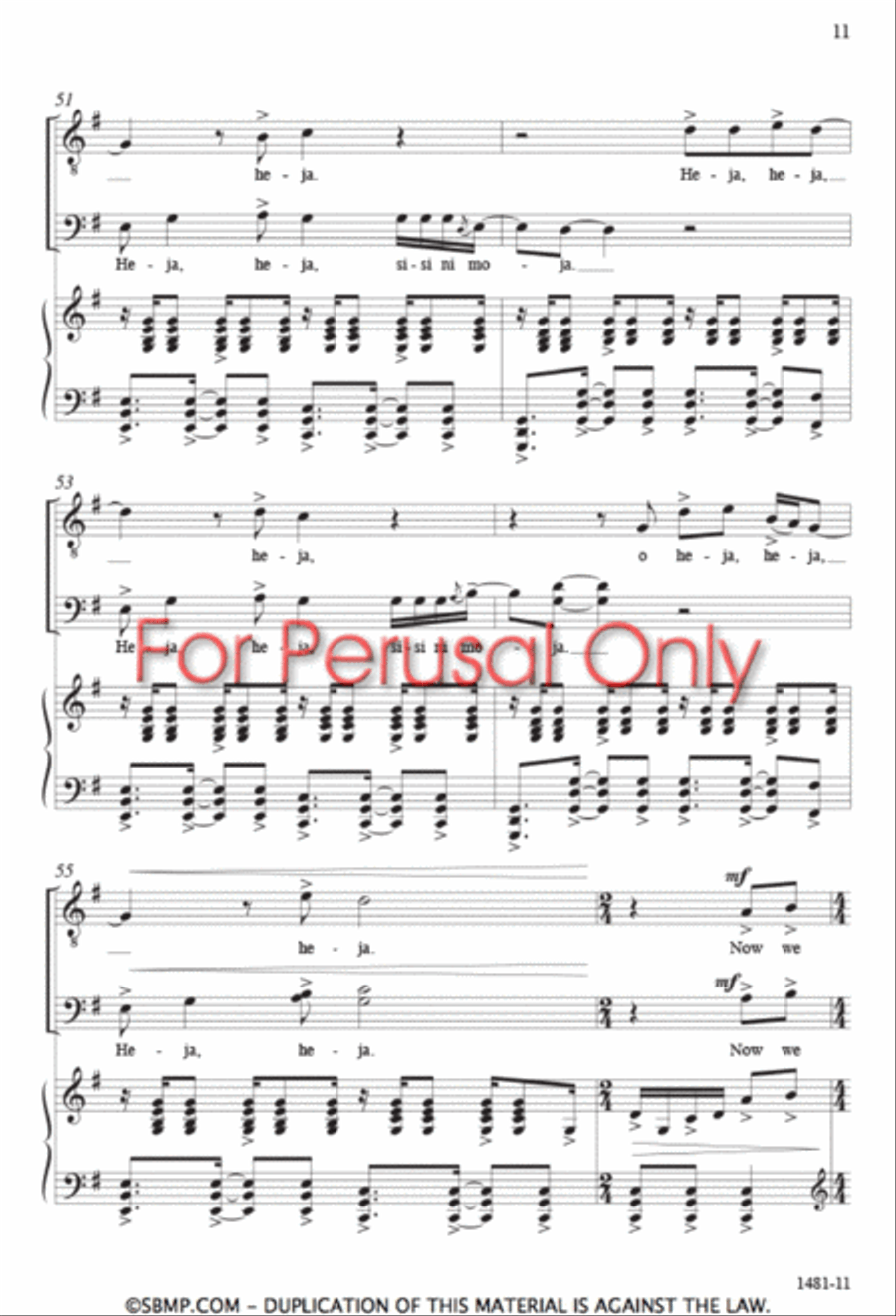 Sisi ni moja - TTB/TBB Octavo TTB scores gallery preview page 10