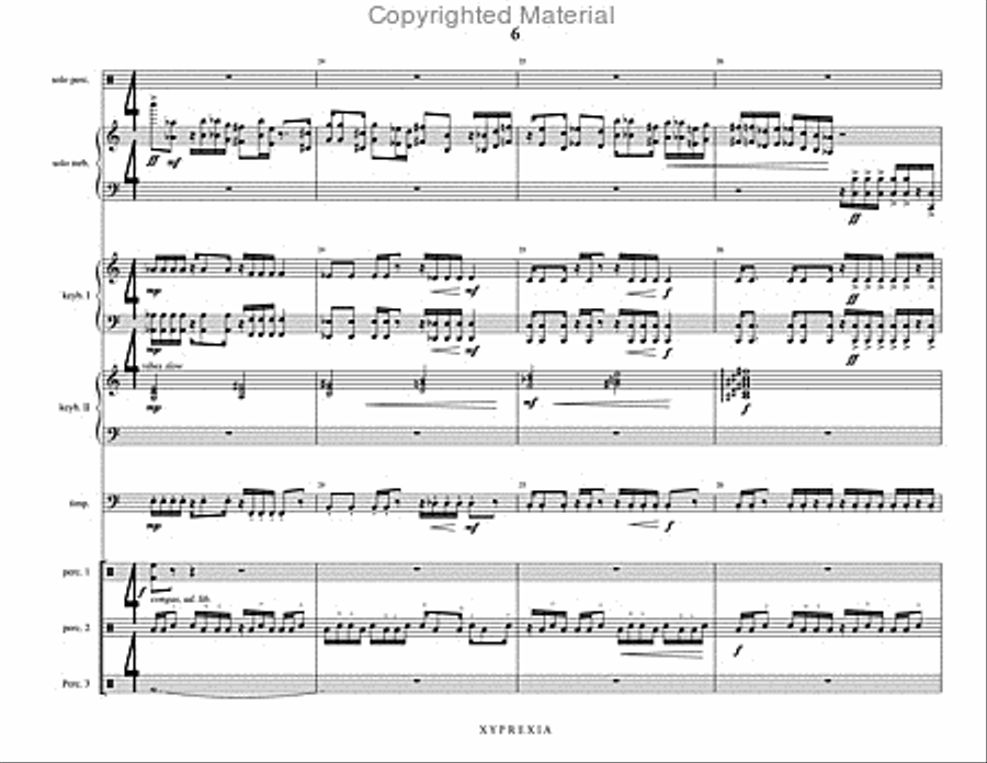 Xyprexia Percussion Ensemble scores gallery preview page 7