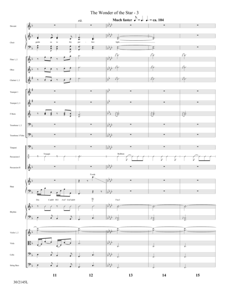 The Wonder of the Star - Orchestral Score and Parts