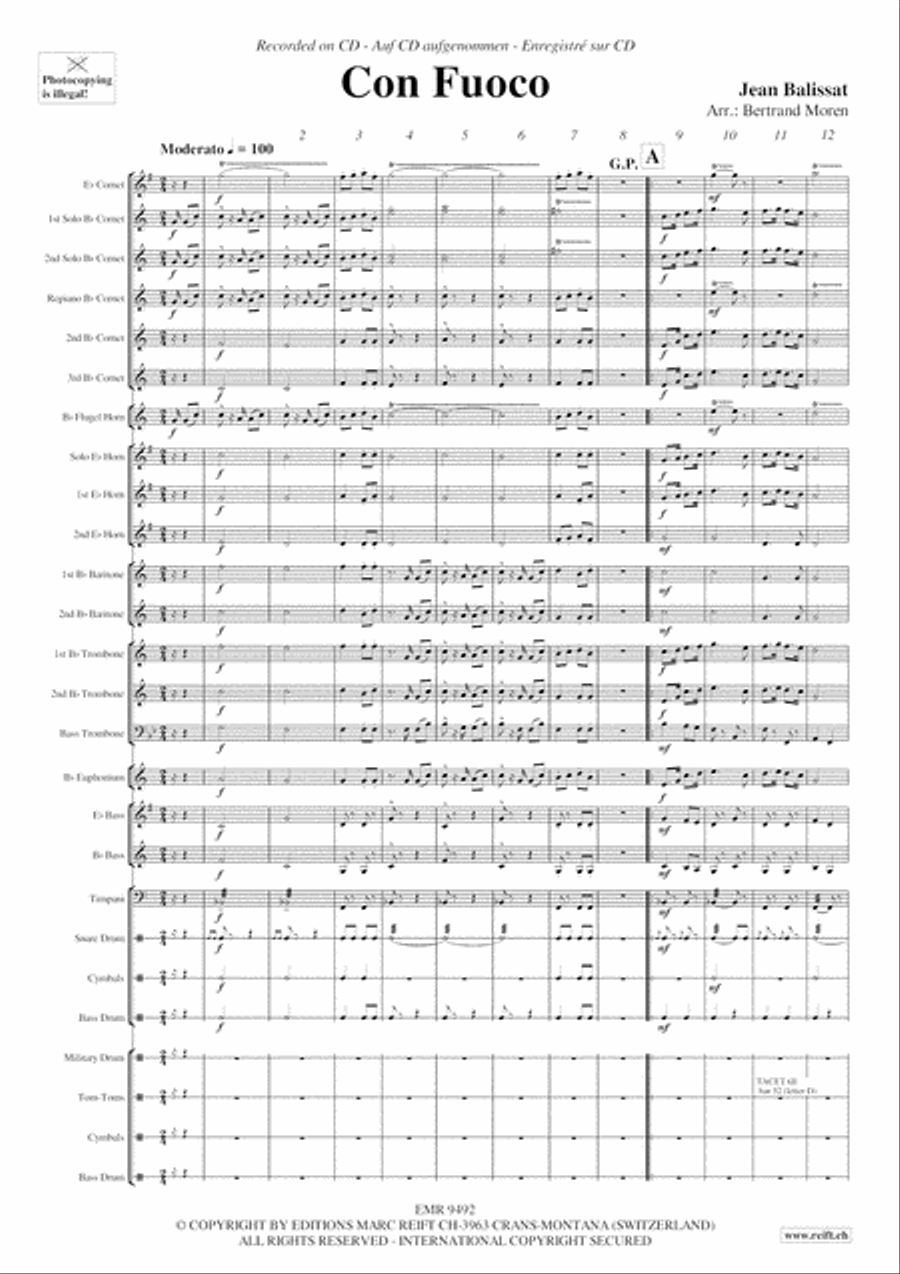 Con Fuoco Brass Band scores gallery preview page 4