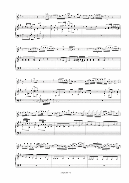 Flute Concerto in D minor (Badley e1, Study Edition)