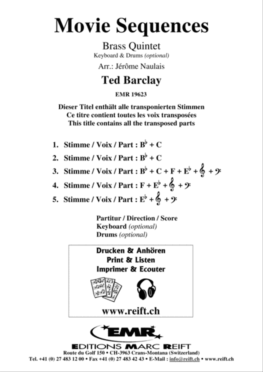 Movie Sequences Brass Band scores gallery preview page 2