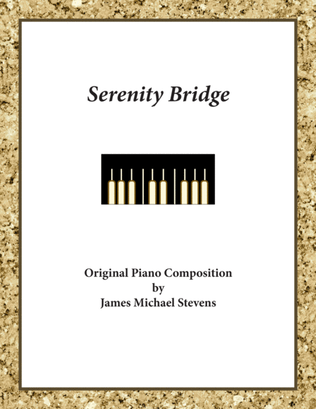 Book cover for Serenity Bridge - Piano Composition
