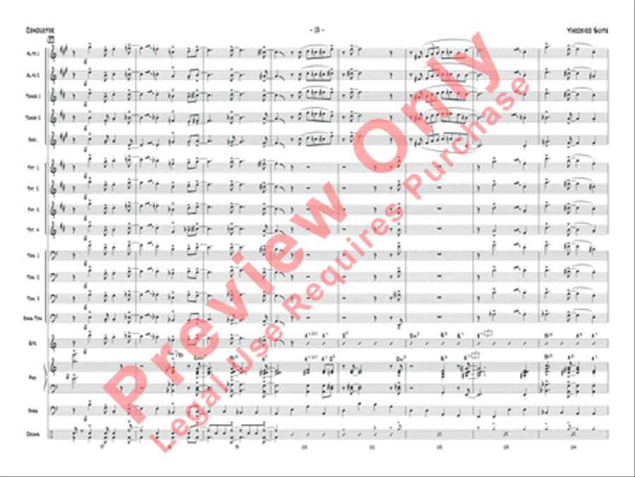 Yardbird Suite Jazz Ensemble scores gallery preview page 16