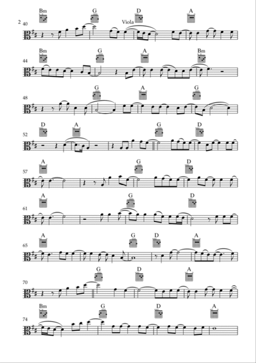 When I Get There Viola Solo scores gallery preview page 2