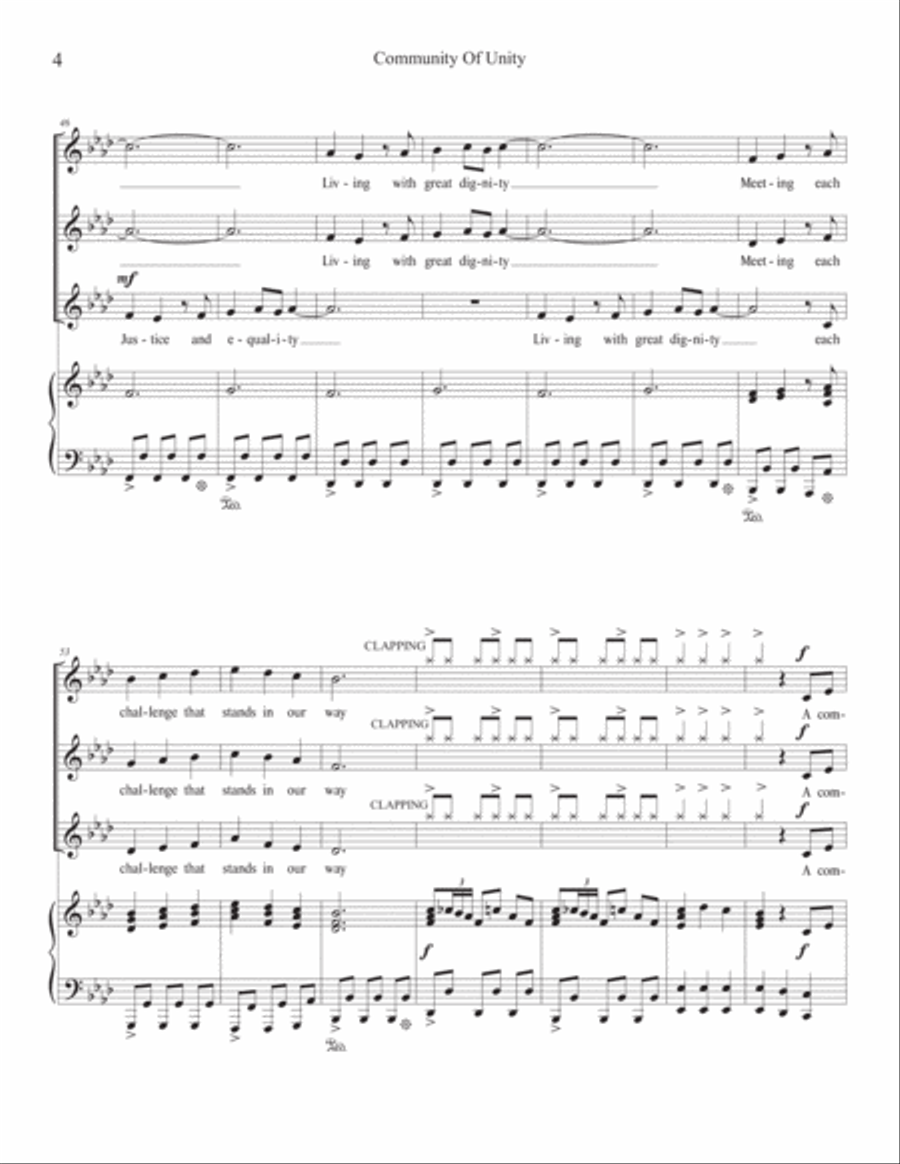 Community Of Unity Community Of Unity SSA scores gallery preview page 6