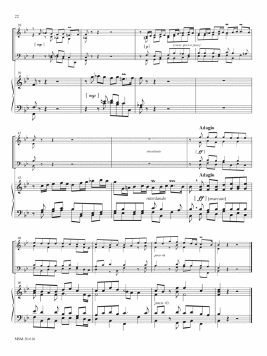 Echo (Dialogue) Organ scores gallery preview page 5
