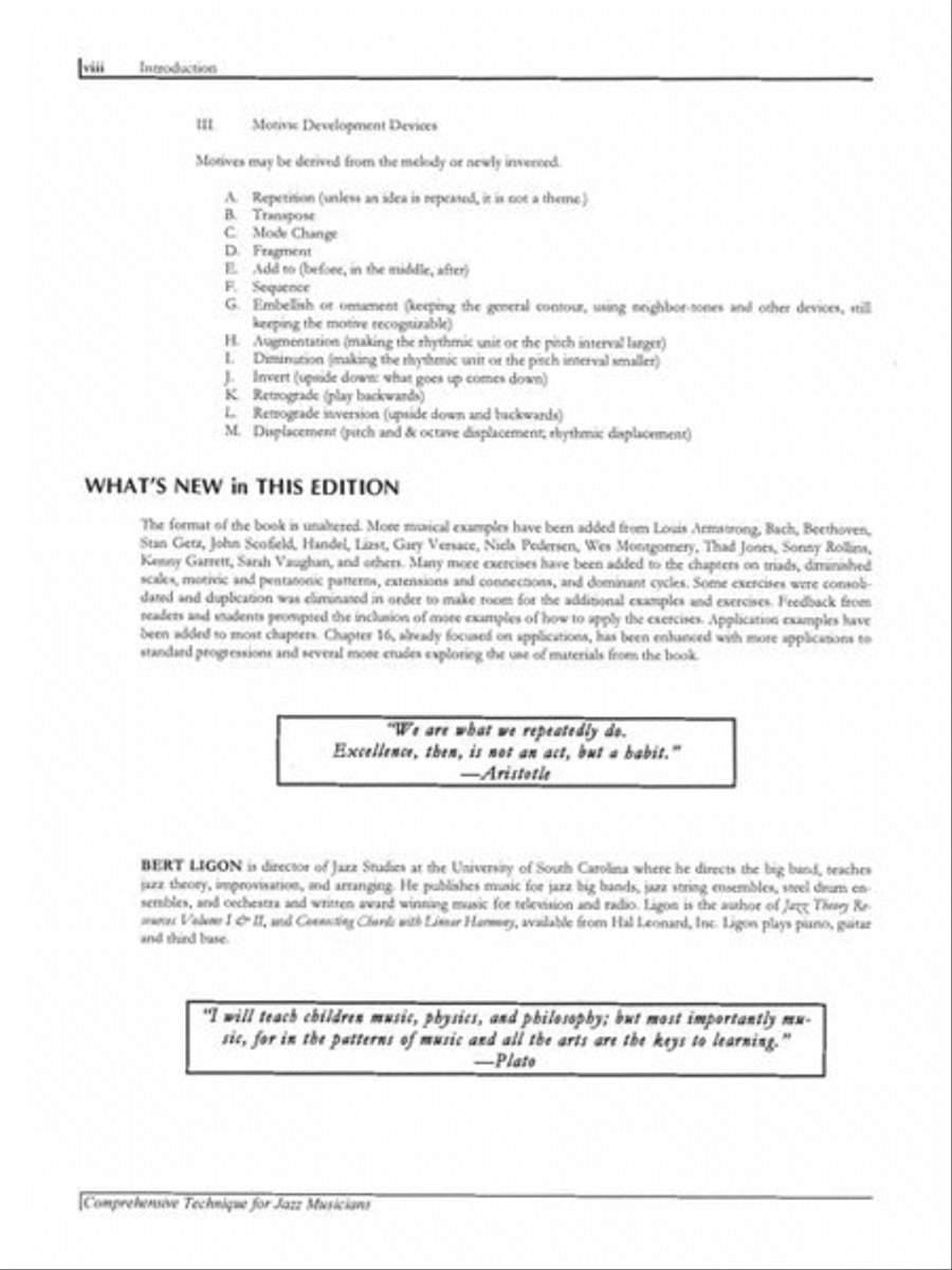 Comprehensive Technique for Jazz Musicians – 2nd Edition Collection / Songbook scores gallery preview page 9