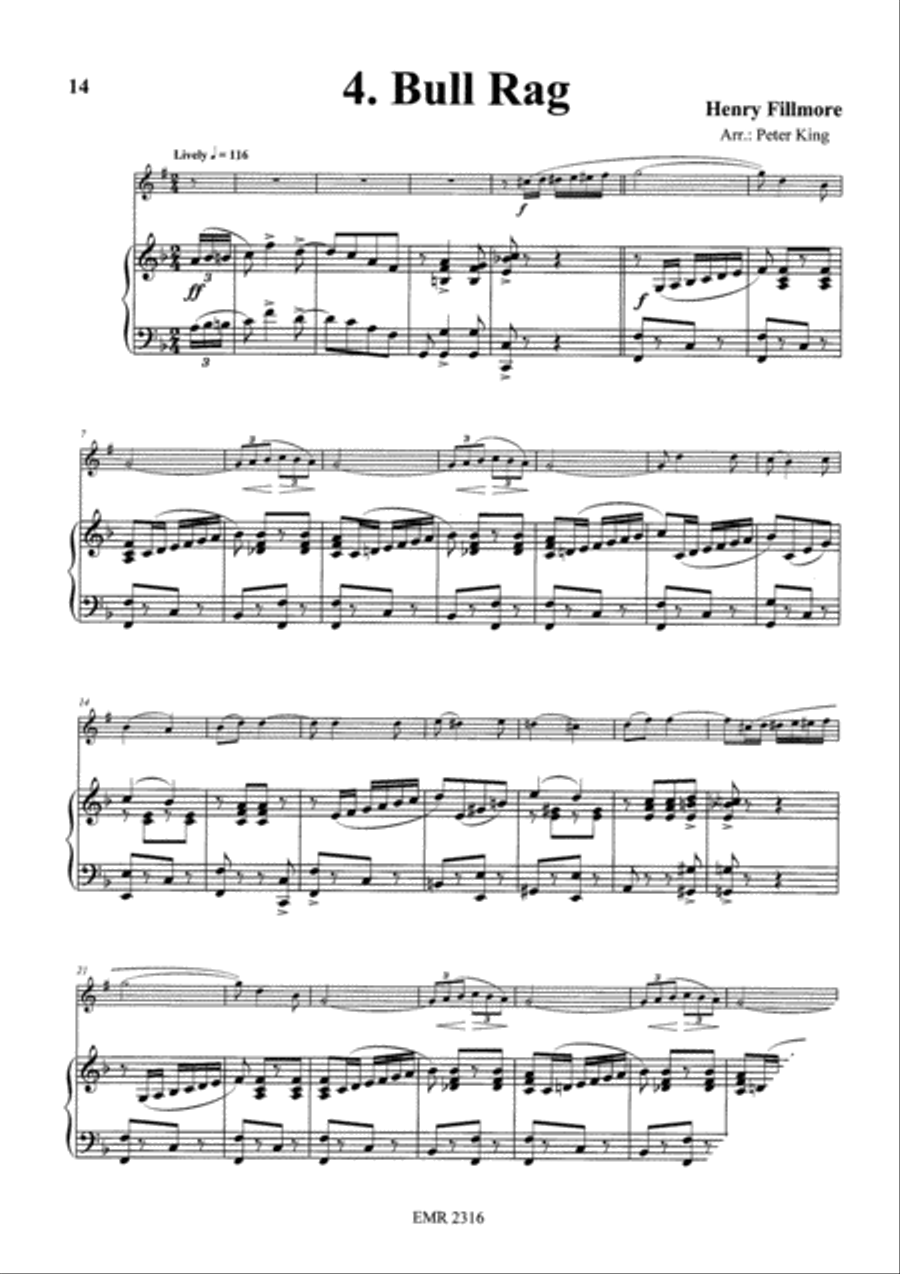 15 Rags Clarinet Solo scores gallery preview page 6