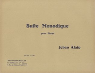 Book cover for Suite monodique