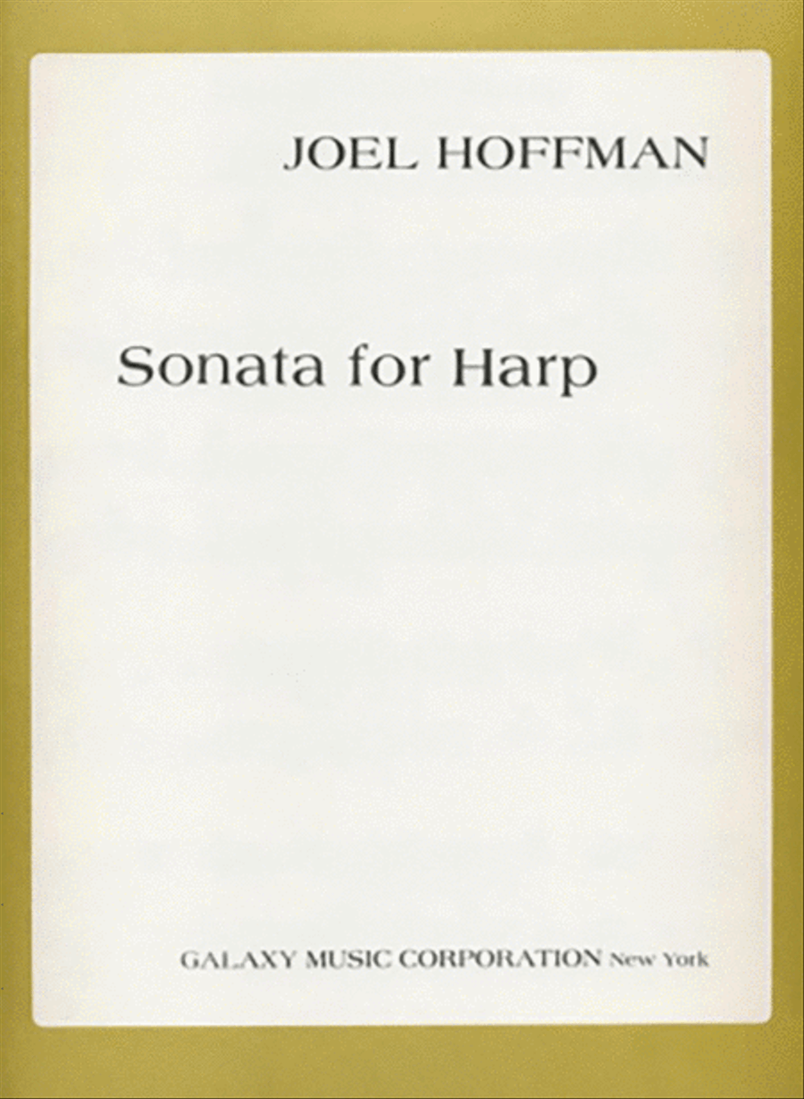 Sonata for Harp Harp scores gallery preview page 1