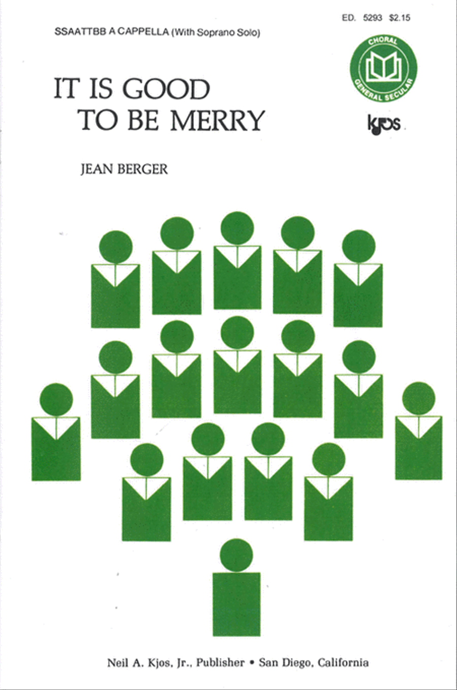It is Good to Be Merry 4-Part scores gallery preview page 1