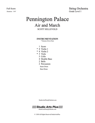 Book cover for Pennington Palace (String Orchestra)