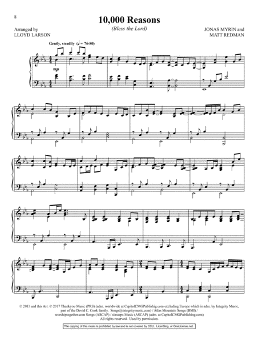 The Essential Collection of Contemporary Piano Settings Piano Solo scores gallery preview page 4