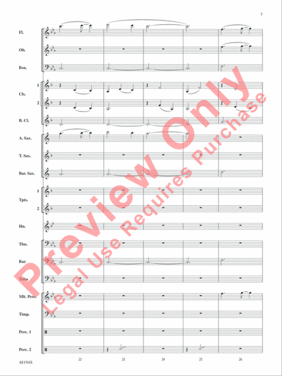 Harry Potter -- Wizards Unite Concert Band scores gallery preview page 8