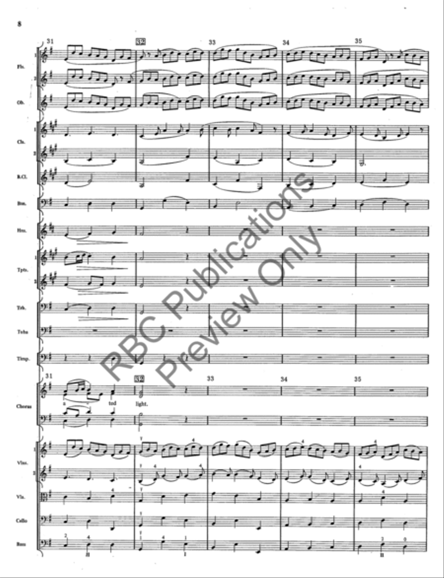 Jesu, Joy Of Mans Desiring (w/Choir) Choir scores gallery preview page 9