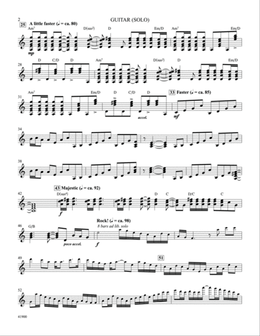 Stairway to Heaven: Solo Guitar Guitar Solo scores gallery preview page 2