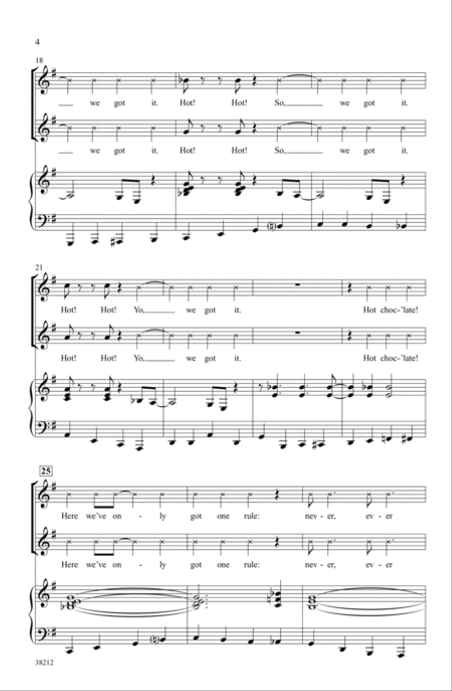 A Winter Blast! A Winter Blast! Choir scores gallery preview page 3