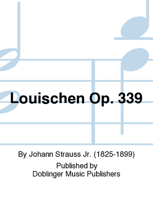 Book cover for Louischen op. 339