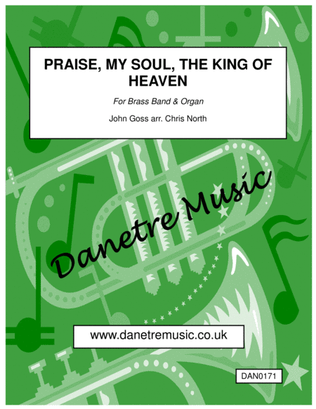 Book cover for Hymn: Praise, My Soul, The King of Heaven (Brass Band & Organ)