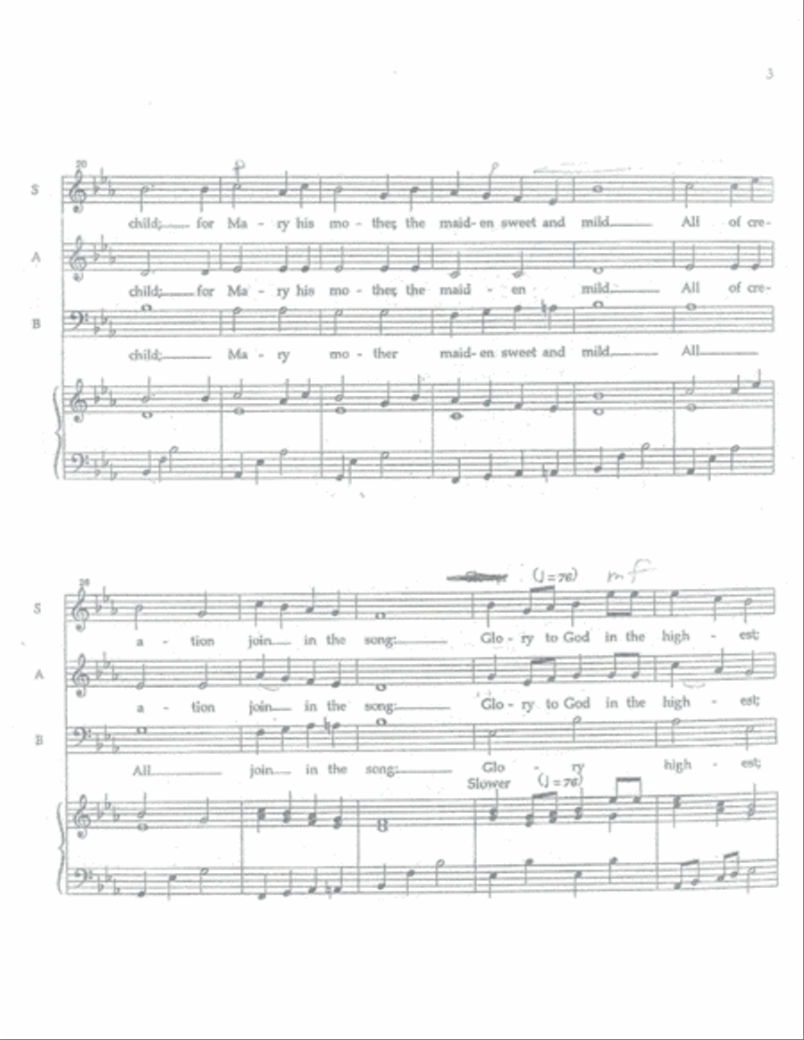 Ring Christmas Bells Ring Christmas Bells Voice scores gallery preview page 3