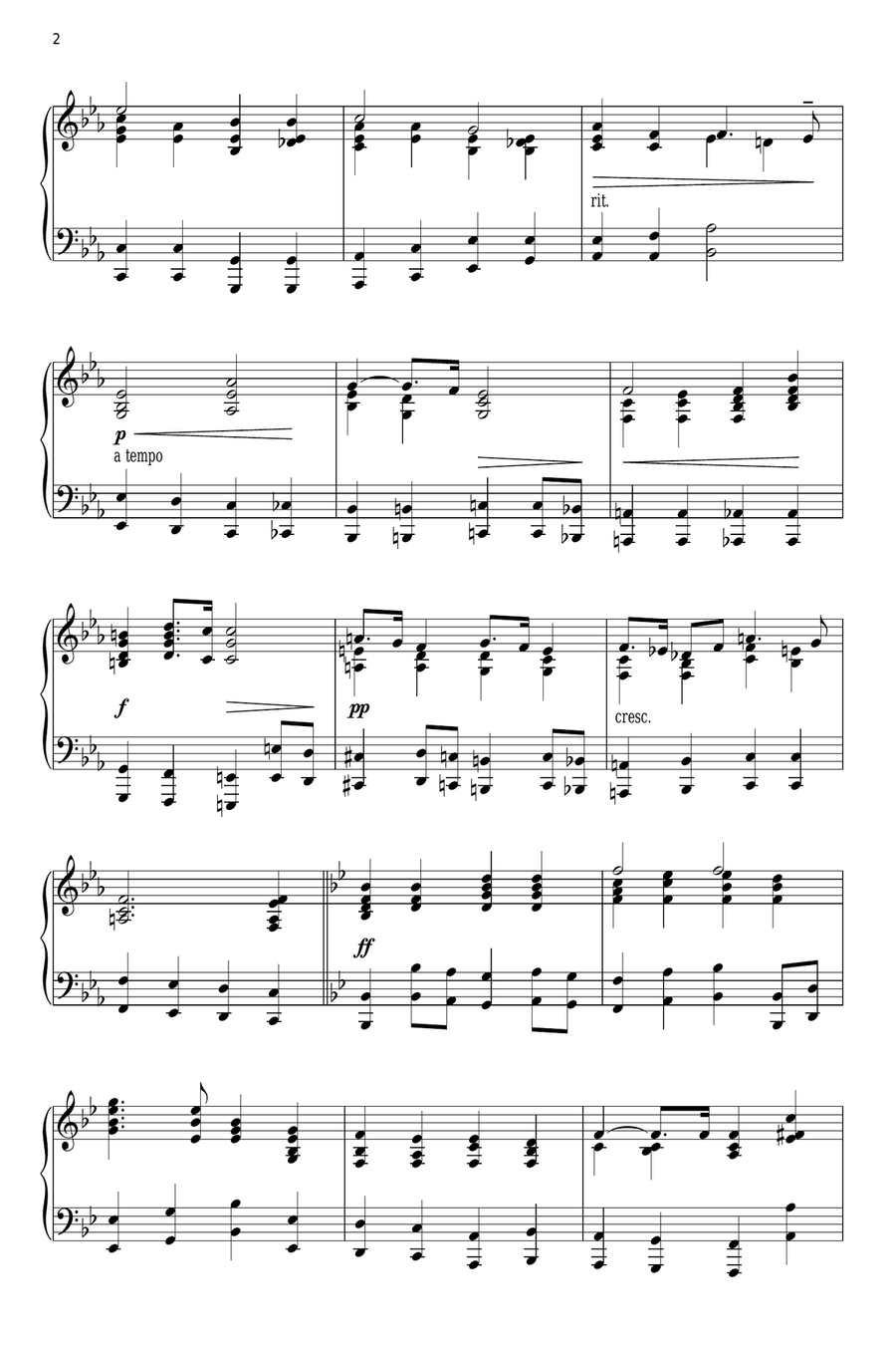 Holy, Holy, Holy! Lord God Almighty [Classical version] (arr. Phillip Keveren) Piano Solo scores gallery preview page 2