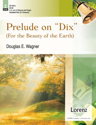 Book cover for Prelude on Dix - 2-3 Octave Handbell Part