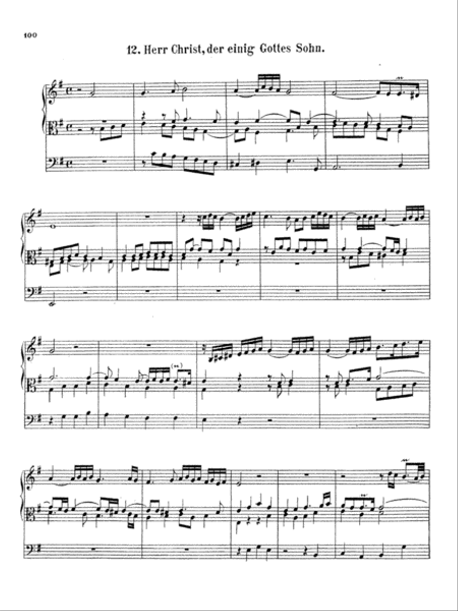 Buxtehude: Organ Works, Volume IV Organ scores gallery preview page 1