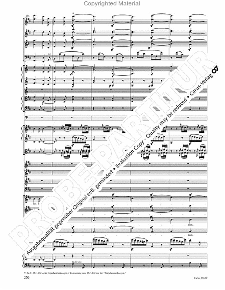 Missa solemnis Missa solemnis 4-Part scores gallery preview page 286
