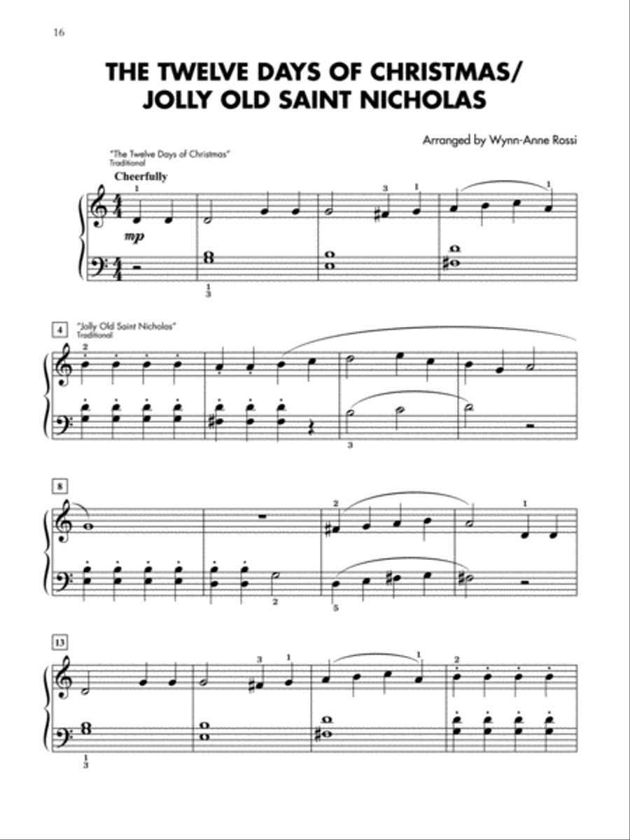 Christmas Medleys for Students, Book 1 Piano Method scores gallery preview page 5