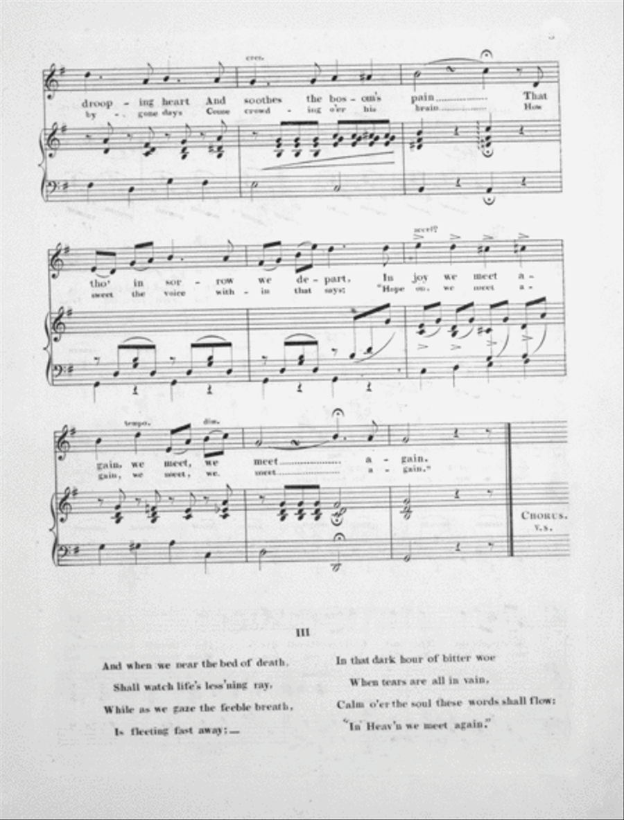 We Meet Again, Song and Chorus Choir scores gallery preview page 3