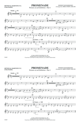Promenade: Optional Baritone T.C. (Tuba Double)