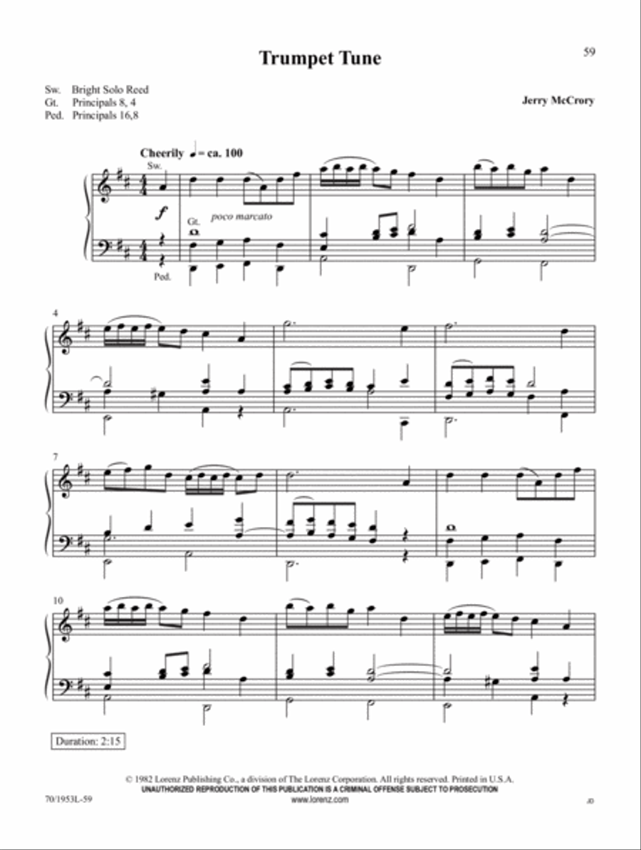 Sound the Trumpet Trumpet scores gallery preview page 20