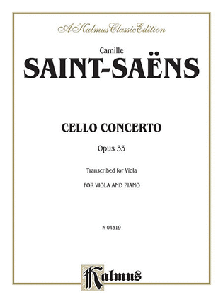 Book cover for Cello Concerto, Op. 33