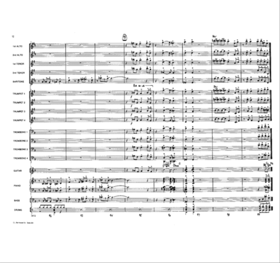 Knight's Court Knight's Court Jazz Ensemble scores gallery preview page 12