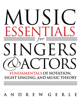 Book cover for Music Essentials for Singers and Actors