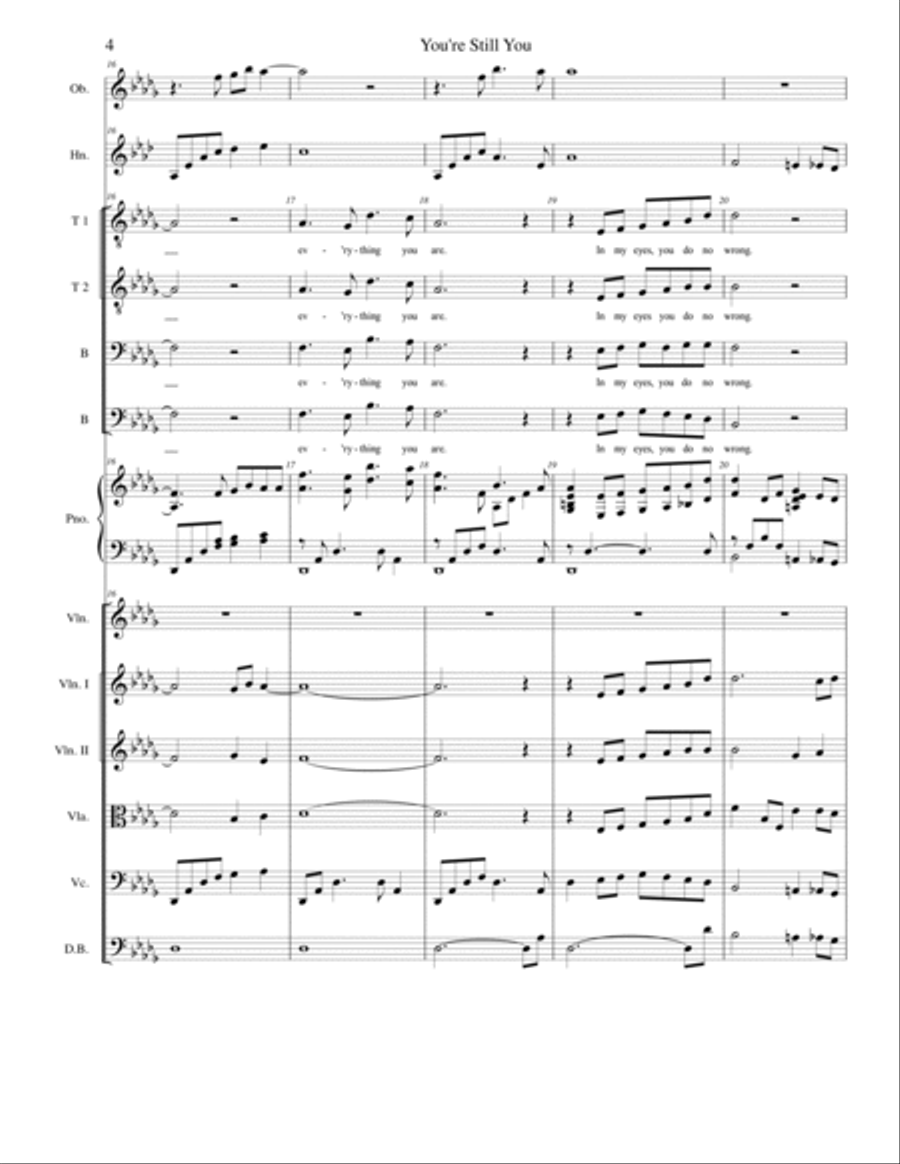 You're Still You Chamber Orchestra scores gallery preview page 4