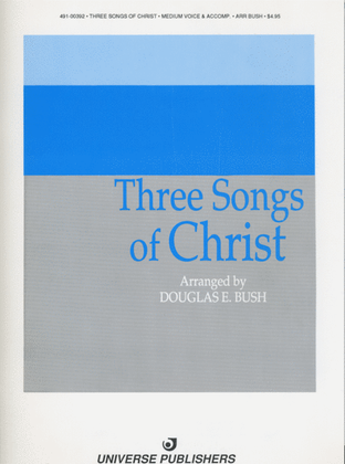 Three Songs of Christ - Vocal Solos