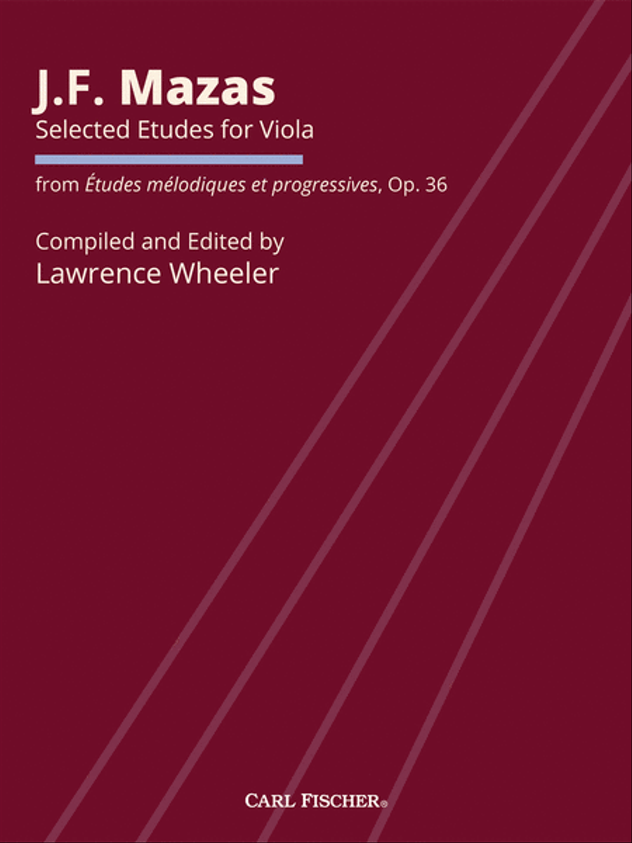 Selected Etudes for Viola