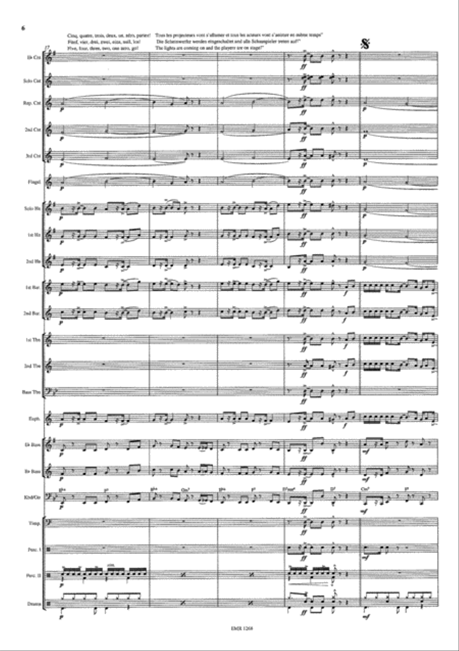 Attention, Mesdames et Messieurs Brass Band scores gallery preview page 7