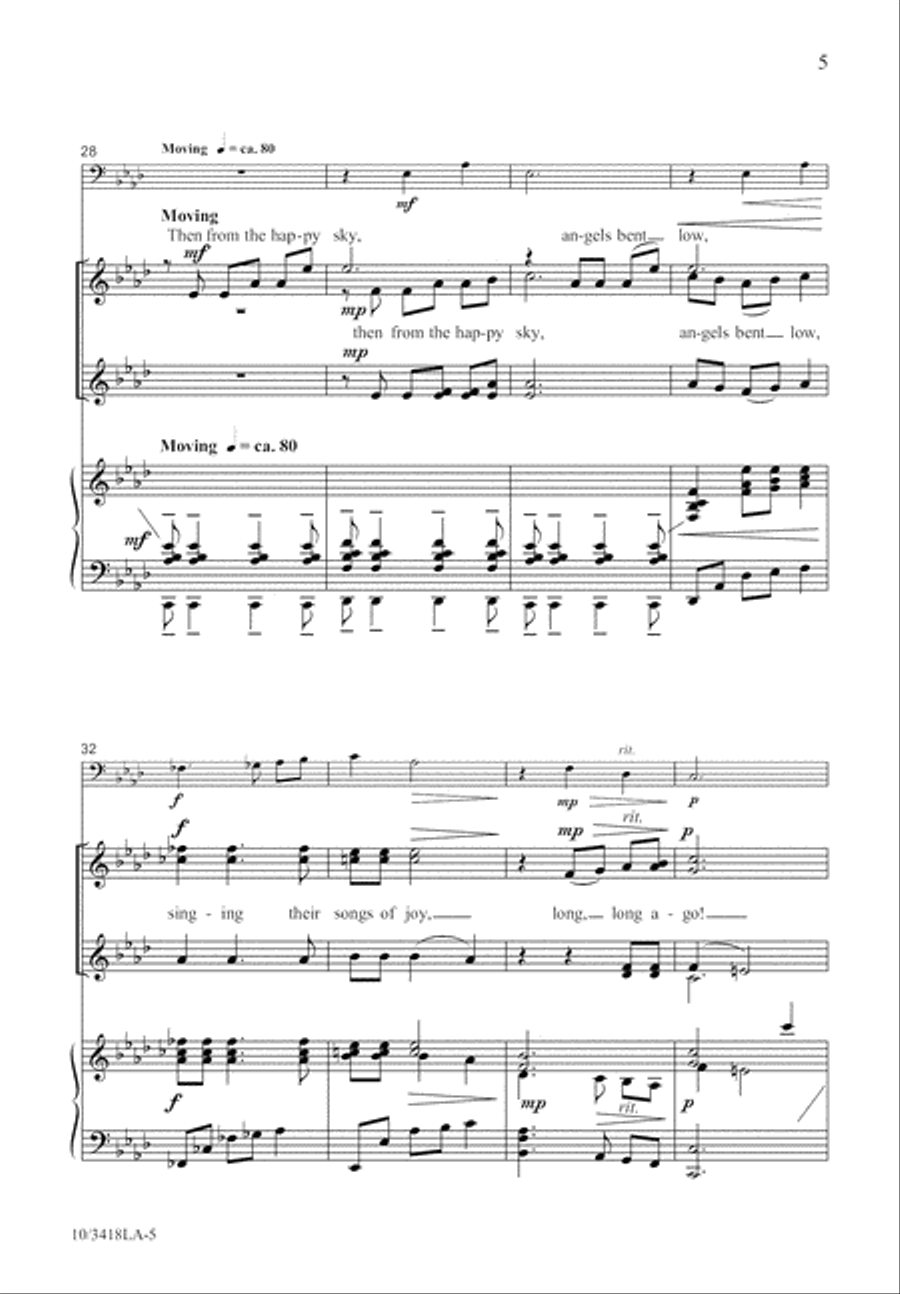 Christ Came to Bethlehem SSA scores gallery preview page 5