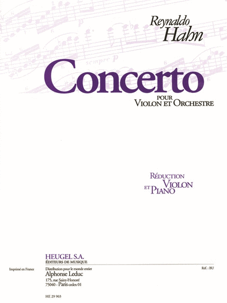 Concerto (violin & Piano)