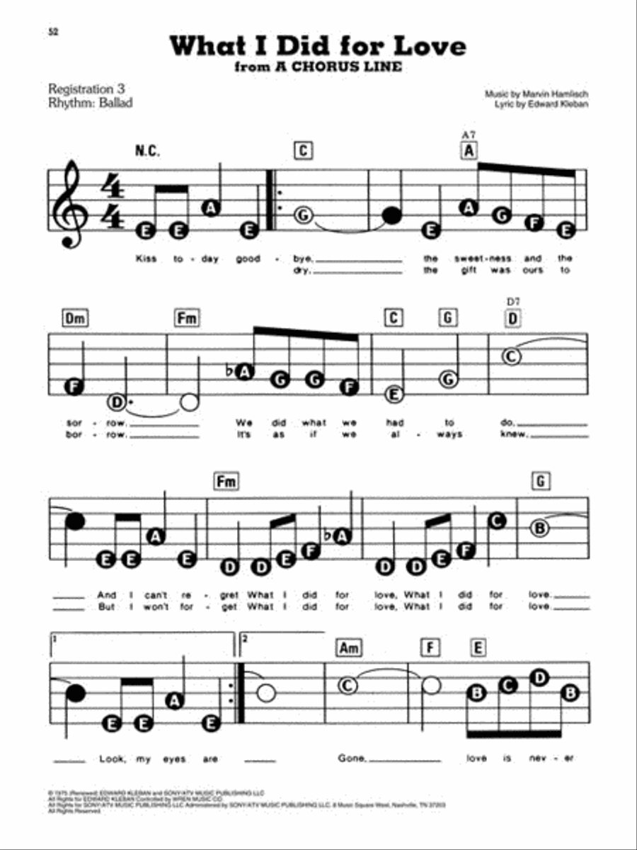 Hits from Musicals - 3rd Edition Electronic Keyboard scores gallery preview page 4