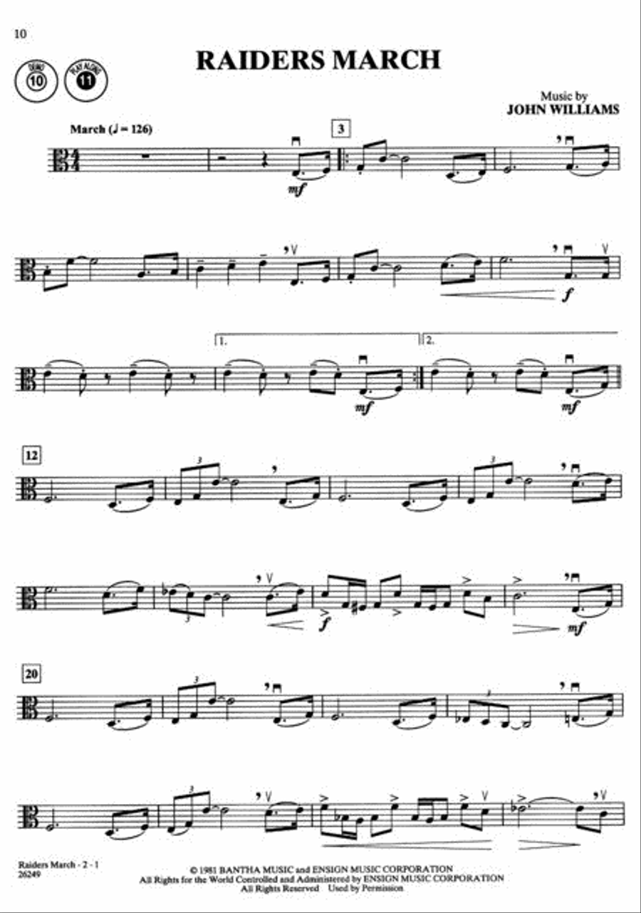 Great Movie Instrumental Solos - Viola (Book & CD) Viola scores gallery preview page 2