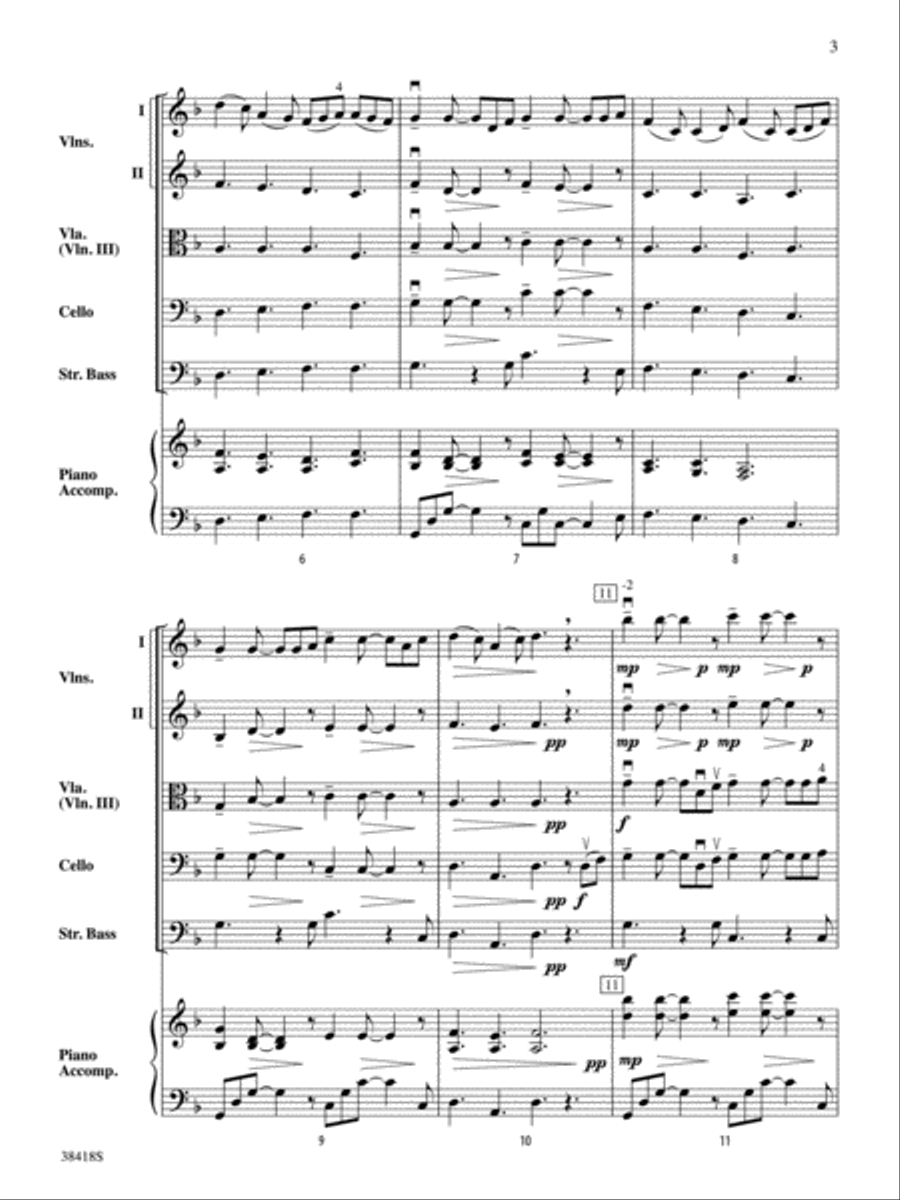 Return to Skye: Score String Orchestra scores gallery preview page 3