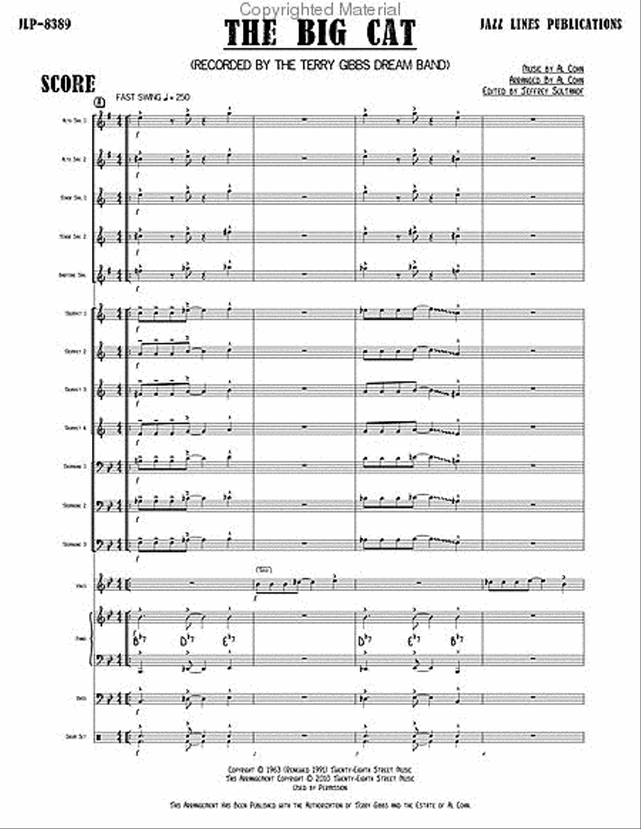 The Big Cat Big Band scores gallery preview page 4