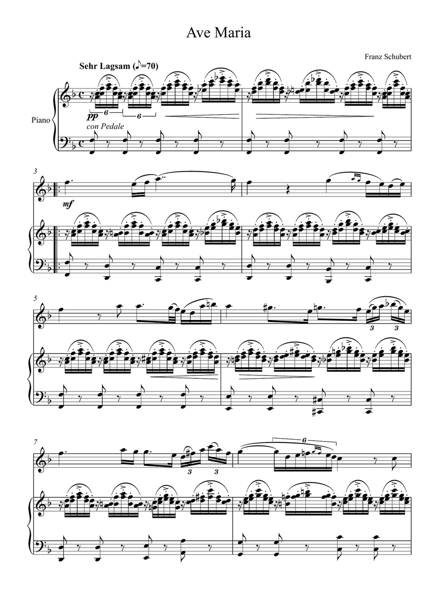 Ave maria shop violin solo