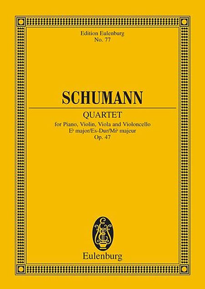 Book cover for Piano Quartet, Op. 47 in E-Flat Major