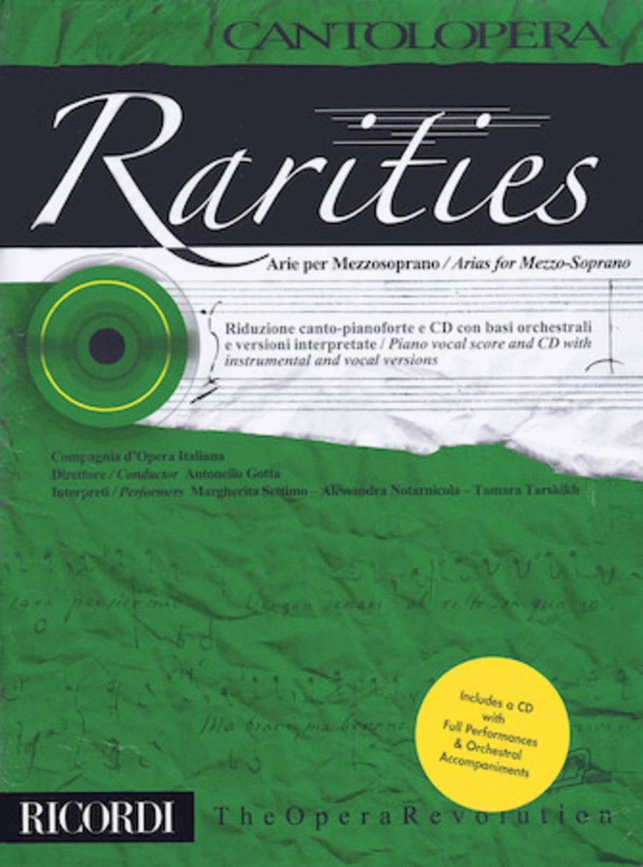 Cantolopera: Arias for Mezzo-Soprano – Rarities Mezzo-Soprano Voice scores gallery preview page 1