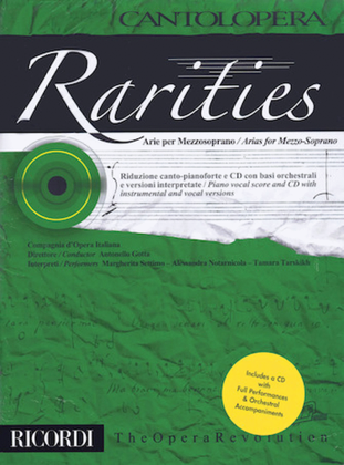 Book cover for Cantolopera: Arias for Mezzo-Soprano - Rarities